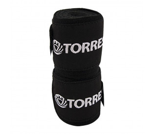 Бинты боксерские Torres 3.5 м, чёрный, хлопок